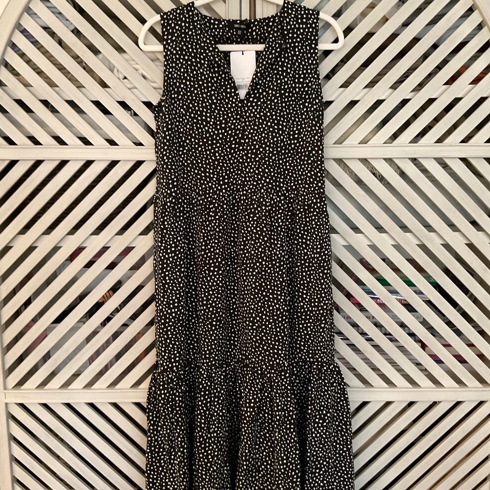 Saint and Sofia Greenwich black spot dress in Size 4